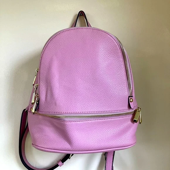 Isabelle Tan Crocodile-Embossed Women\'s Backpack Isabelle | Bags | Nwt Isabelle Classic Mini Backpack | Poshmark main image 4